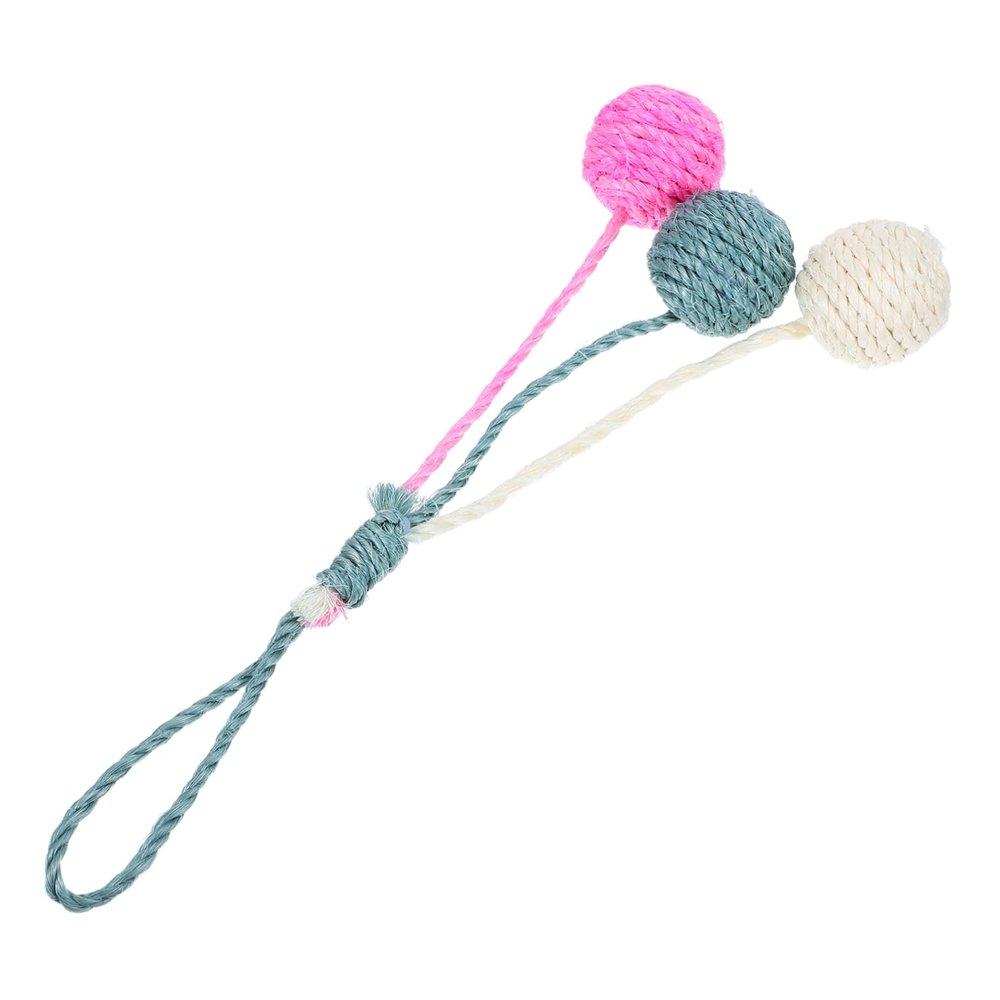 BESPORTBLE Hanging Interactive Cat Toy with Sisal Ball