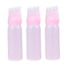 Homoyoyo 3-Piece Refillable Hair Dye Applicator Bottles with Scale and Root Comb view 1