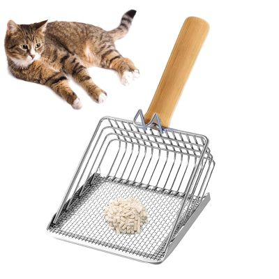 Deep Metal Cat Litter Scoop with Sieve