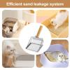 Deep Metal Cat Litter Scoop with Sieve view 4