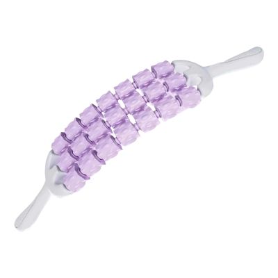 Bendable Three-Row Massage Roller Stick