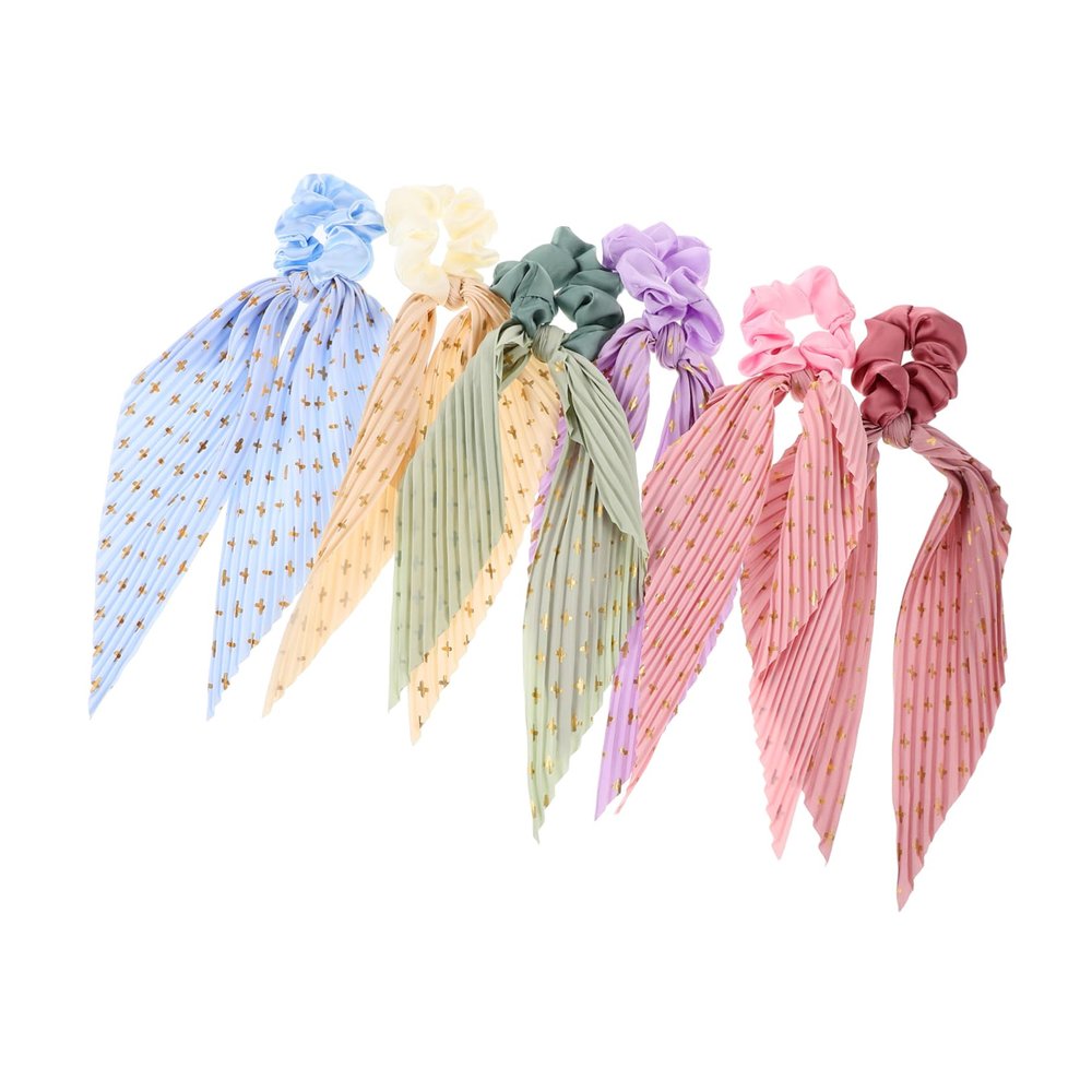 VANZACK 6-Piece Hair Tie Set with Bows for Women