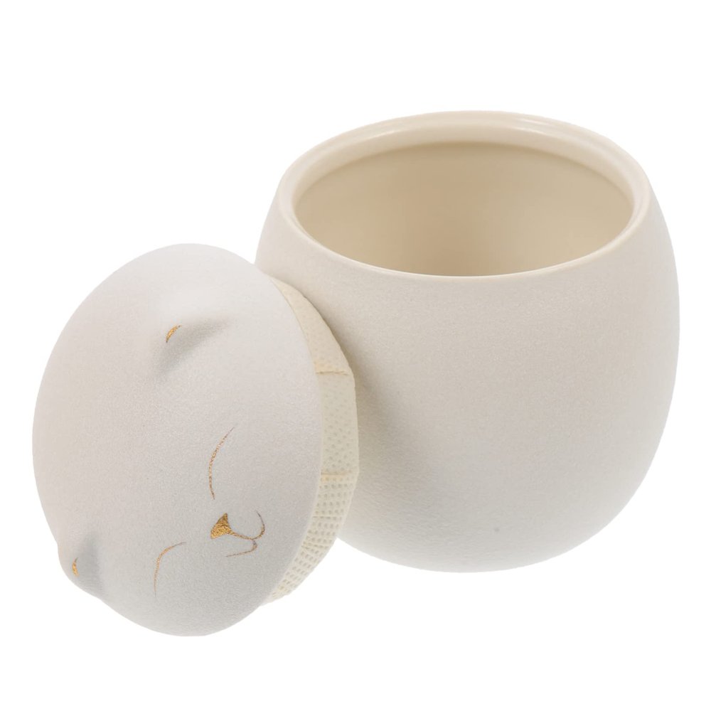 Milisten Cat Urn with Airtight Closure, Small Pet Ash Keepsake Urn