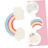 Foldable Silicone Makeup Brush Cleaning Pad, Rainbow Colors view 3