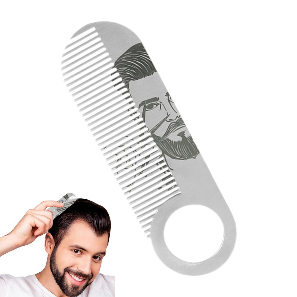 Mustache Comb and Detail Brush