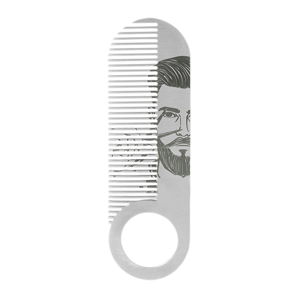 Mustache Comb | Compact Hair Styling Comb | Ergonomic Travel Comb