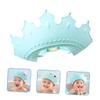 Adjustable Crown-Shaped Shampoo Cap for Children view 3