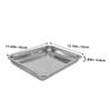 Stainless Steel Bird Cage Bath, Silver Shower Basin for Parrots view 2