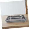 Stainless Steel Bird Cage Bath, Silver Shower Basin for Parrots view 4