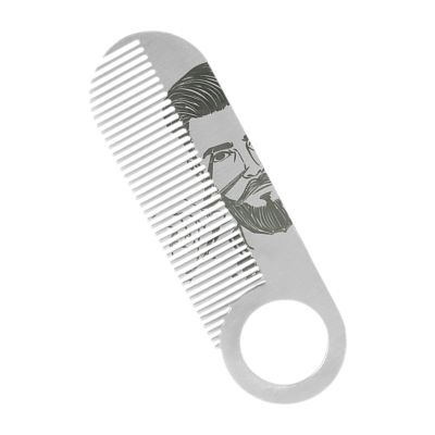 Ergonomic Portable Dual-Function Anti-Snag Beard Comb