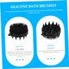 CTIRCHIU Silicone Shower Brush for Kids with Shampoo Holder view 3