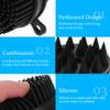 CTIRCHIU Silicone Shower Brush for Kids with Shampoo Holder view 4