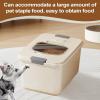 Sealed Pet Food Storage Container with Measuring Cup view 3