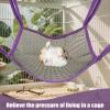 Generic Small Animal Hammock - Rabbit Hammock, Chew-Resistant Swing Toy view 2