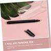 4-Piece Black Plastic Nail Art Drawing Pen Set view 3