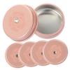 5-Pack Aluminum Lip Balm Tins with Screw-Top Lids view 1