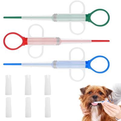 YEOVIBL 2-Pack Pet Pill Dispenser