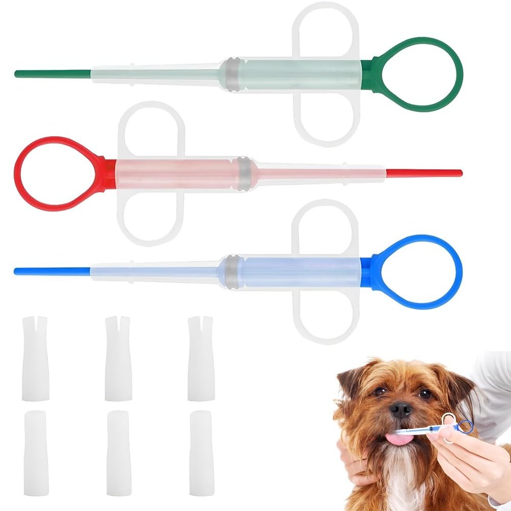 YEOVIBL 2-Pack Pet Pill Dispenser