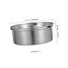 Leak-Proof Stainless Steel Floating Water Bowl for Dogs view 2