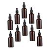LRXIYODE 10-Pack Reusable Glass Dropper Bottles with Silicone Droppers view 1