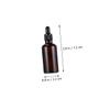 LRXIYODE 10-Pack Reusable Glass Dropper Bottles with Silicone Droppers view 2