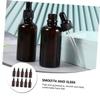 LRXIYODE 10-Pack Reusable Glass Dropper Bottles with Silicone Droppers view 3