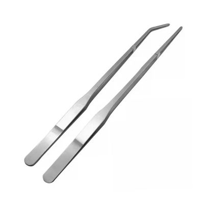 Toyvian Feeding Tweezers - Antistatic and Durable Stainless Steel (2 Pack)