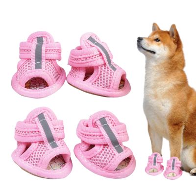 Dog Boots - 4 Pack Non-Slip Dog Shoes