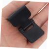 BESPORTBLE 8-Piece Black ABS Terrarium Lid Clips with Escape-Prevention Design for Turtle Tanks and Terrariums, Easy to Install view 4