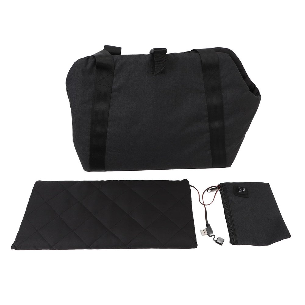 Masyrt Adjustable USB-Heated Pet Carrier with Heating Pad, 3 Temperature Settings