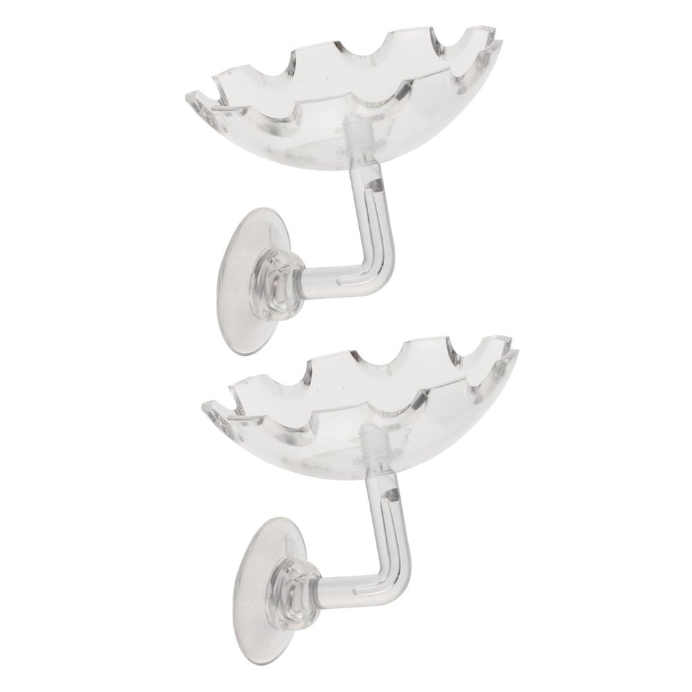 TOYANDONA 2-Pack Shrimp Feeder with Suction Cup