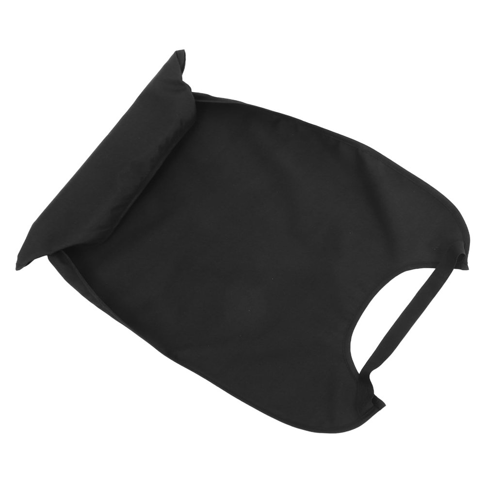 Anneome Waterproof Adult Bib with Neck Strap, Black Polyester