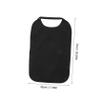 Anneome Waterproof Adult Bib with Neck Strap, Black Polyester view 2