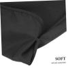 Anneome Waterproof Adult Bib with Neck Strap, Black Polyester view 3