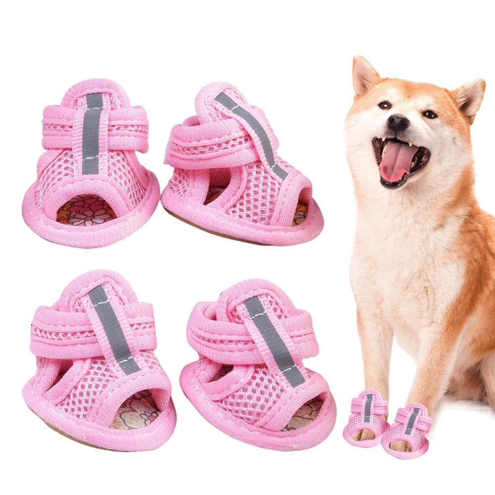 Dog Shoes - 4 Pack Non-Slip Dog Boots