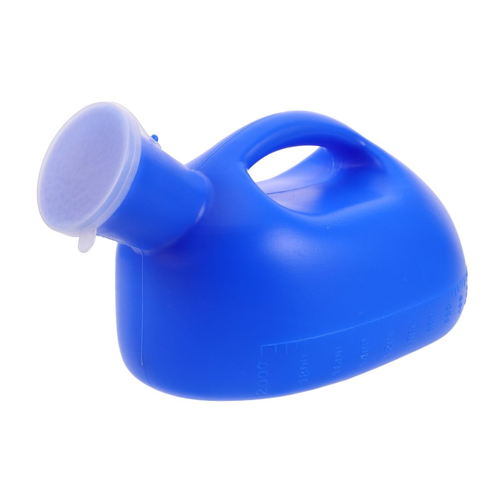Veemoon Leak-Proof Plastic Male Urinal Bottle with Practical Design for Home and Travel