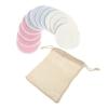 Homoyoyo 13-Piece Reusable Bamboo Fiber Makeup Remover Pads with Cotton Bag view 1