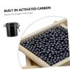 2-Piece Black Plastic Eyelash Glue Storage Containers view 4