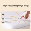 White 5 cm Memory Foam Spa Table Topper with Face Cradle view 4