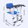 JIANGYUXINLI Hydraulic Patient Transfer Wheelchair with Shower Seat, Toilet and 180° Split Seat view 2