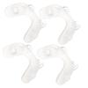 Silicone Nose Pads for Glasses, 3-Pack, Transparent, Non-Slip view 1