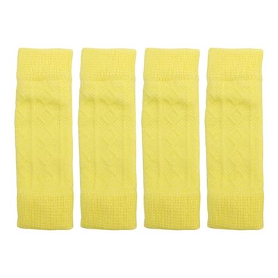 CAPASTEC Pack of 4 Dog Leg Warmers - Winter Soft Warm Knitted Socks