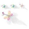 Yardwe 4-Piece Cat Teaser Refill Set with Bell, Feathers and Butterfly view 1
