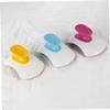 VERDANVERSE Red Silicone Shower Brush and Scalp Massager with Drainage Design view 2