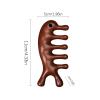 Wooden Massage Comb for Head and Face, 10 x 5 x 0.9 cm, 1 Piece view 2