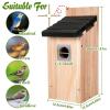 Waterproof Wooden Birdhouse with Screws, 11.81 x 4.92 x 4.92 in view 2