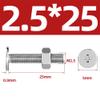 Purzen Phillips Flat-Head Countersunk Machine Screws M2.5 x 25 mm, 300 pcs view 2