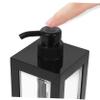 Refillable Shampoo Bottle, 750 mL, Transparent Plastic with Pump view 3