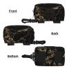 Marble Black Gold Dog Poop Bag Holder view 2