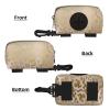 Leopard Metallic Steel in Pink and Rose Gold Dog Waste Bag Holder view 2